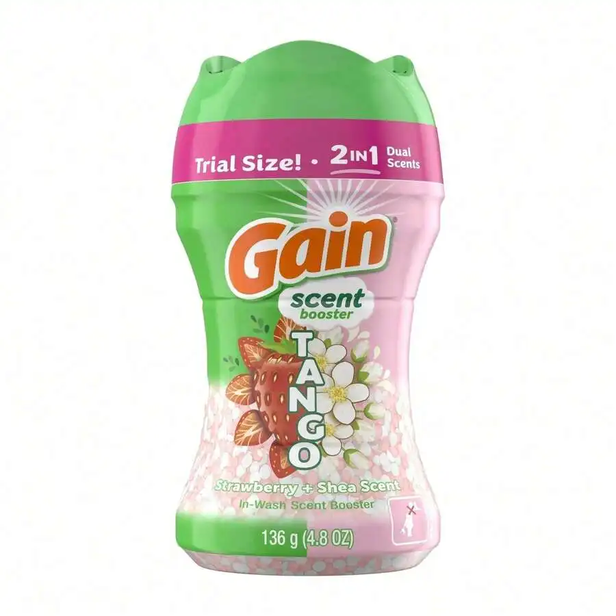 Tango 2-In-1 Dual Scent In-Wash Laundry Scent Booster Beads, Strawberry & Shea Scent