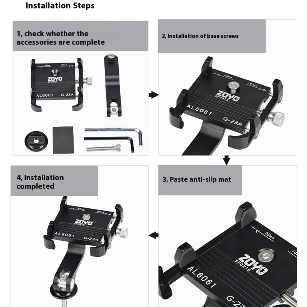 Велосипедное крепление для телефона, велосипедный держатель для телефона, зажим, вращающийся на 90 градусов велосипедный мобильный телефон, поддержка велосипедного телефона, держатель для телефона 2-4 дюйма