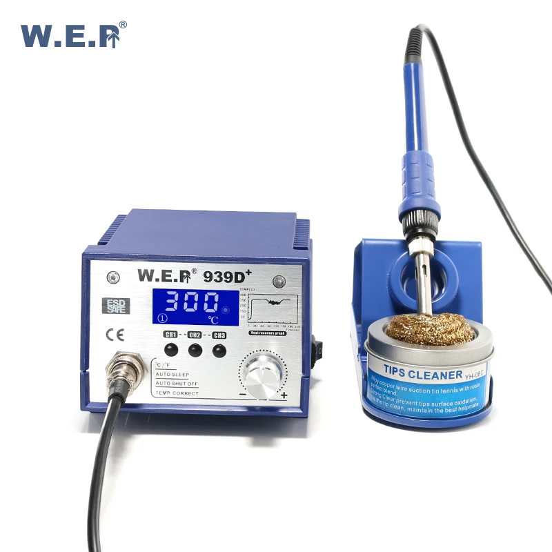 

WEP 939D+ Multifunctional Professional Welding Soldering Iron Station