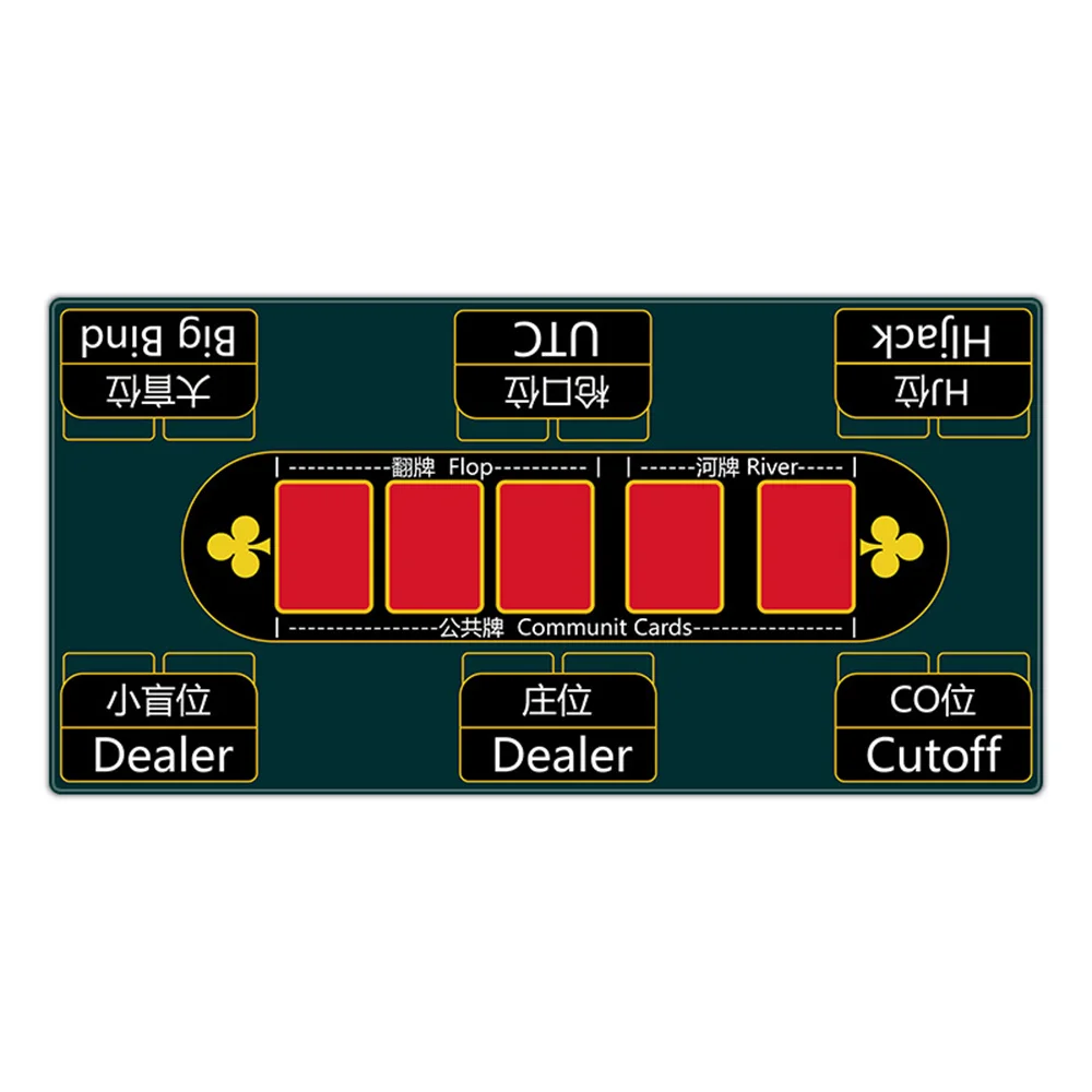 

Tablecloth Rubber Poker Mat Dice Game Table Mat Party Game Chess and Card Table Mat Entertainment Accessories