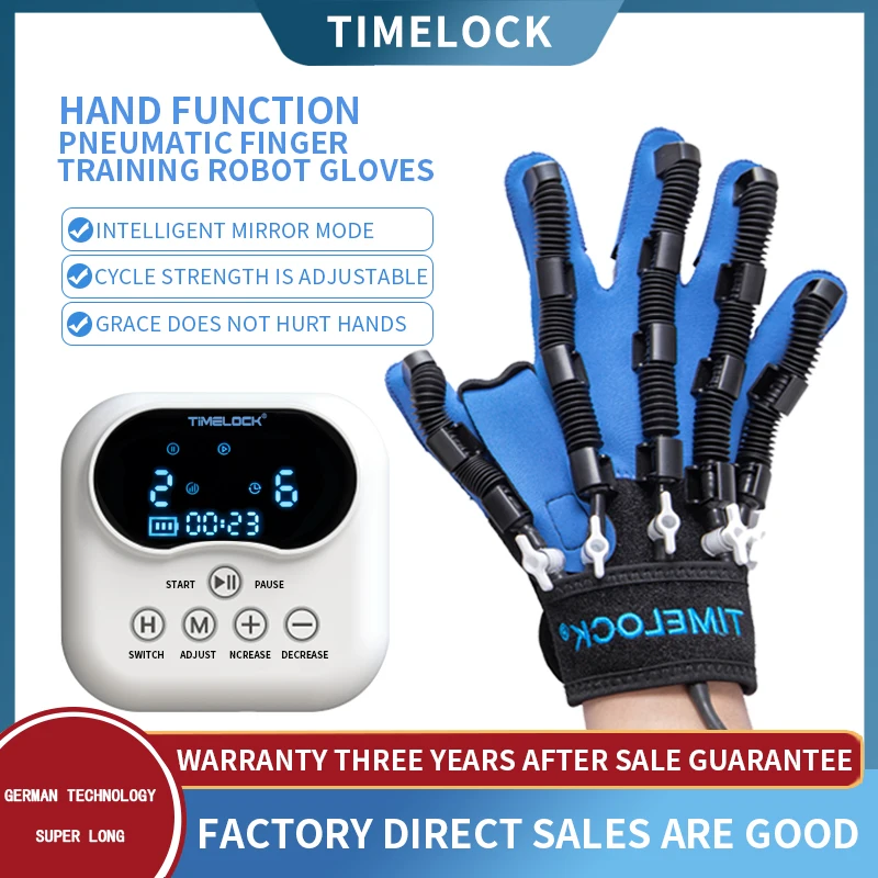 

Great Power Finger Paralysis Electrical Exerciser Stroke Hand Rehabilitation Robot Glove