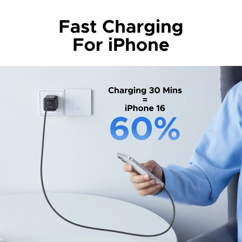 UGREEN 45W/30W/25W/20W GaN PD3.0 USB-C Fast Charger 3