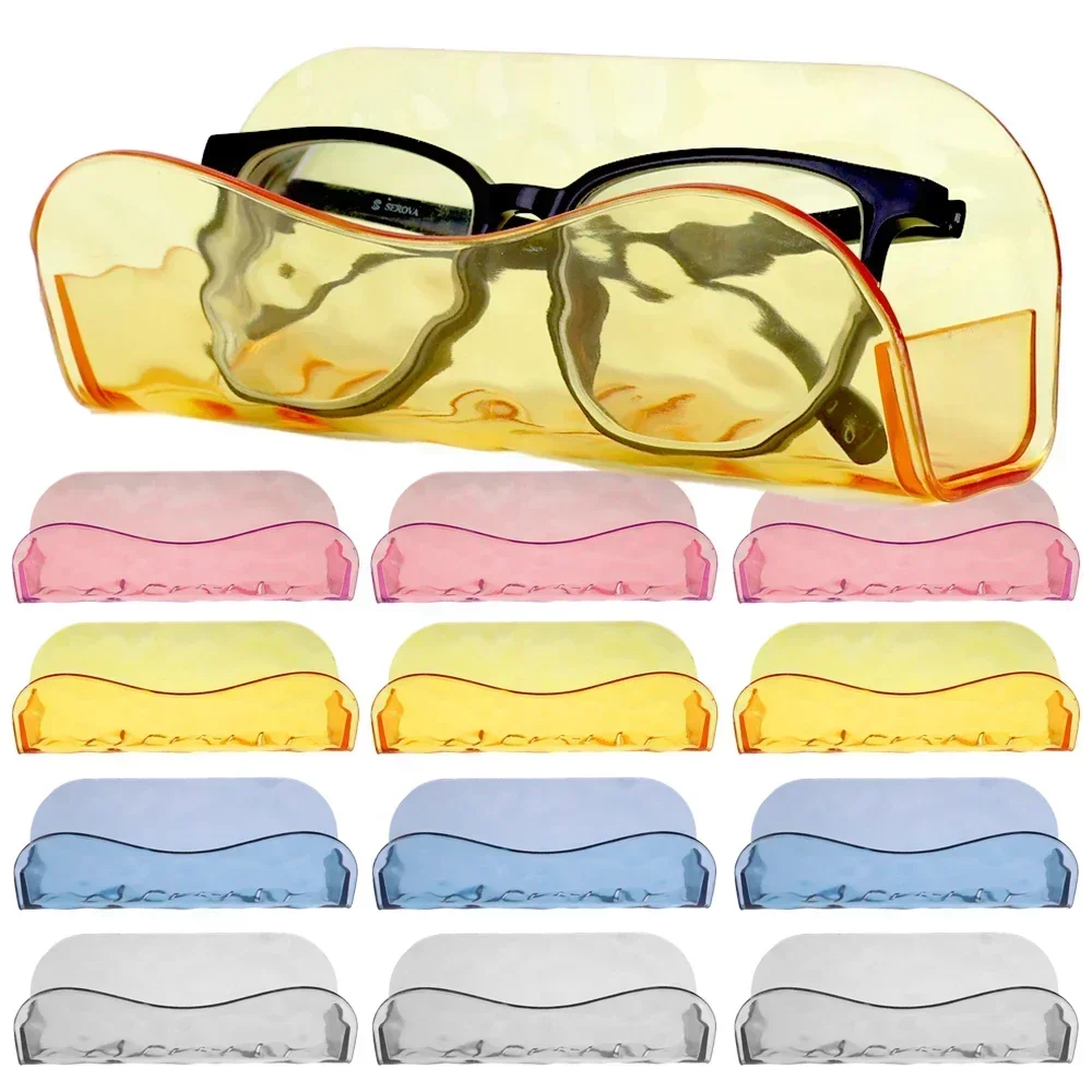 

Wall-mounted Glasses Rack Cosmetics Boxes Plastic Hanging Eyeglass Holder Toiletries Organiser Saving Space For Bathroom Racks