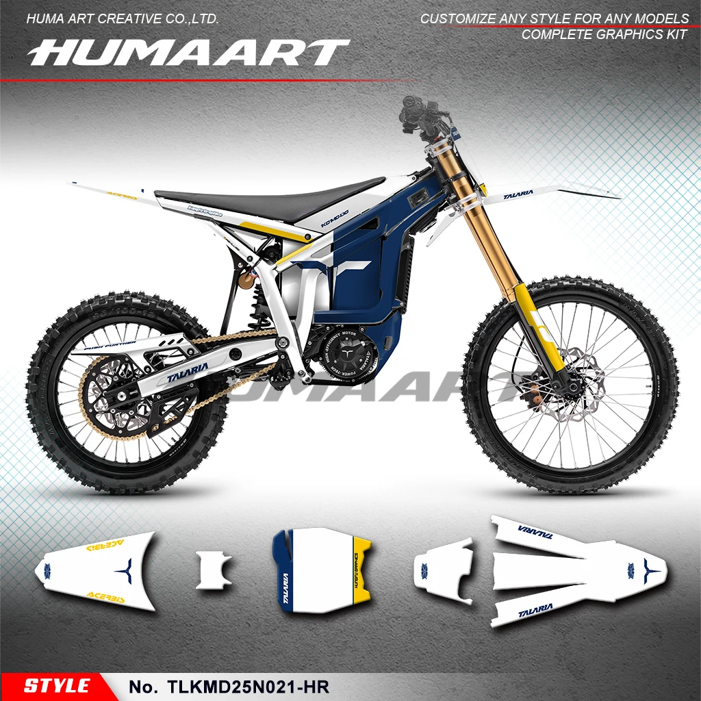 

HUMAART Racing Sticker Adhesive Decals for TALARIA KOMODO, Rebuild, Style No.TLKMD25N021-HR
