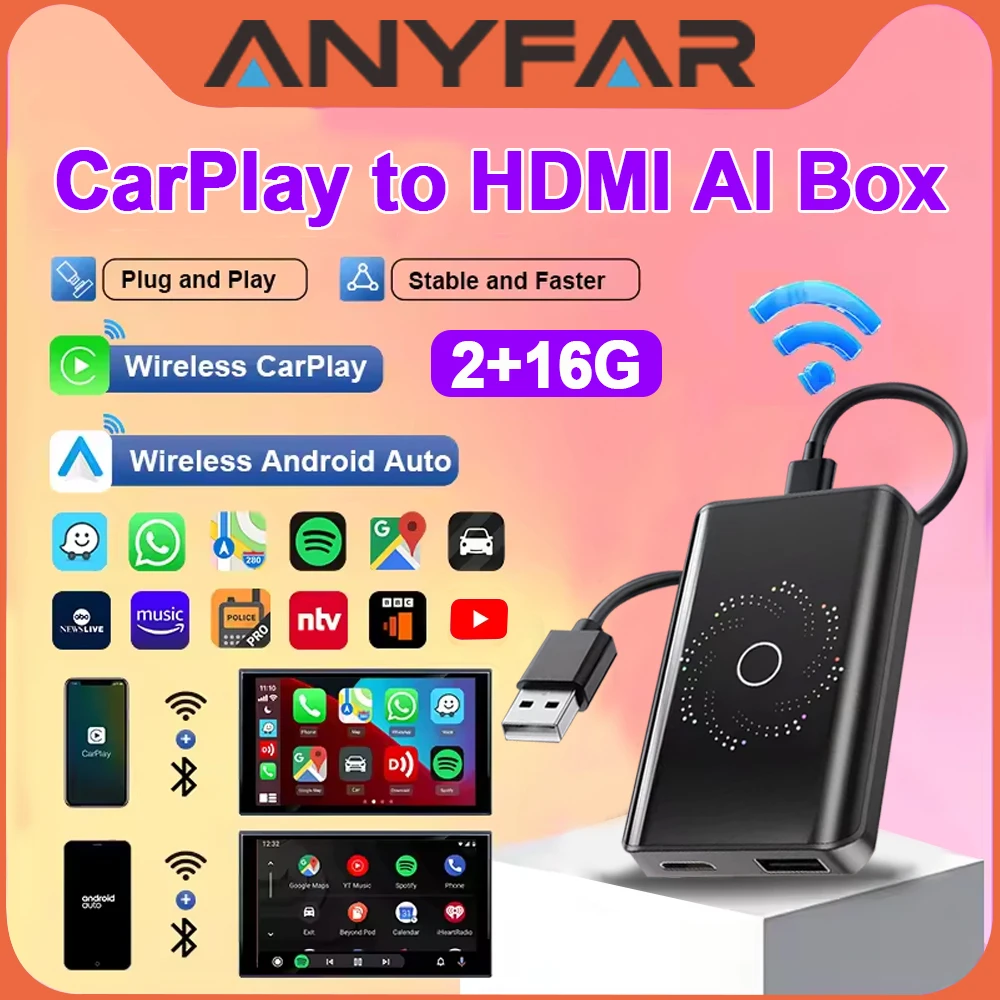

Android14 Car Ai Box Wireless CarPlay Android Auto Adapter Android TV Box on Youtube Nexflit Car Intelligent System
