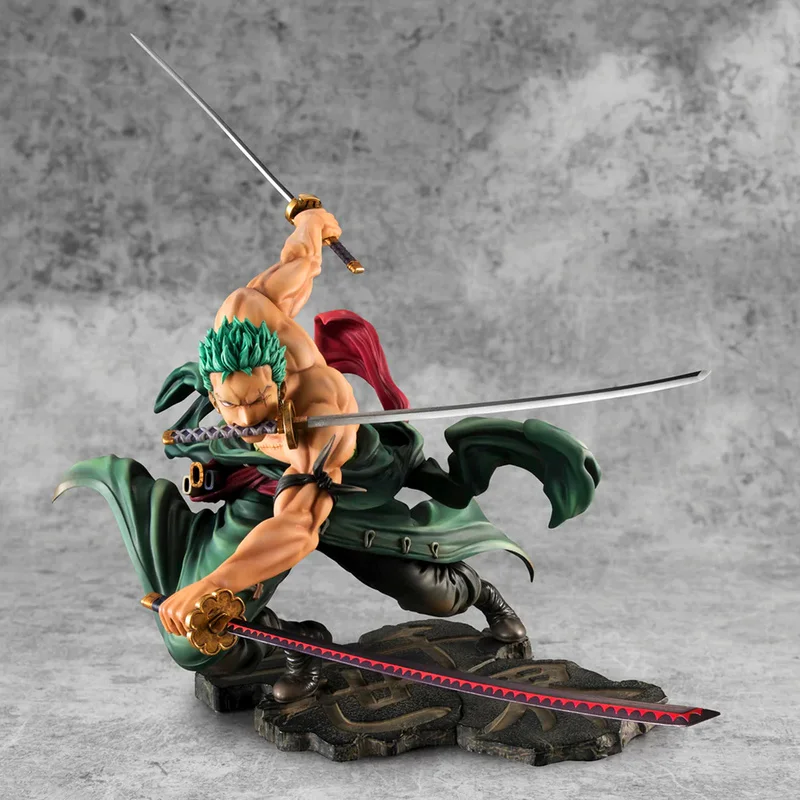 Pirate King'S Handmade Roronoa Zoro Figurine Original Authentic Japanese Figurine One Piece Japanese Cartoon A Birthday Present