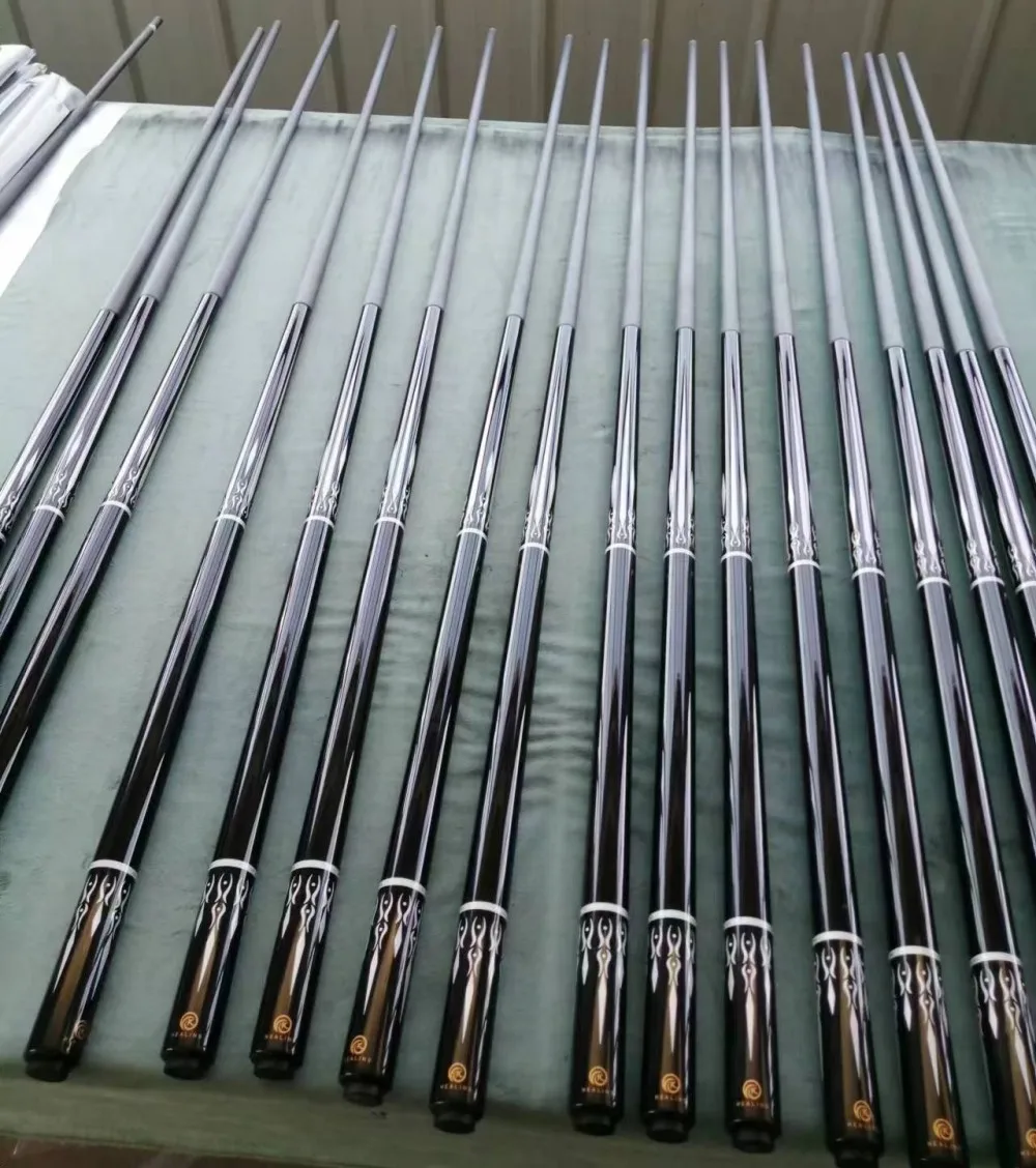 Carbon Fiber Billiard Pool Cue Shaft Tip OD 12.8 MM 1/2 Center Jointed Split Uni-loc Break Cues
