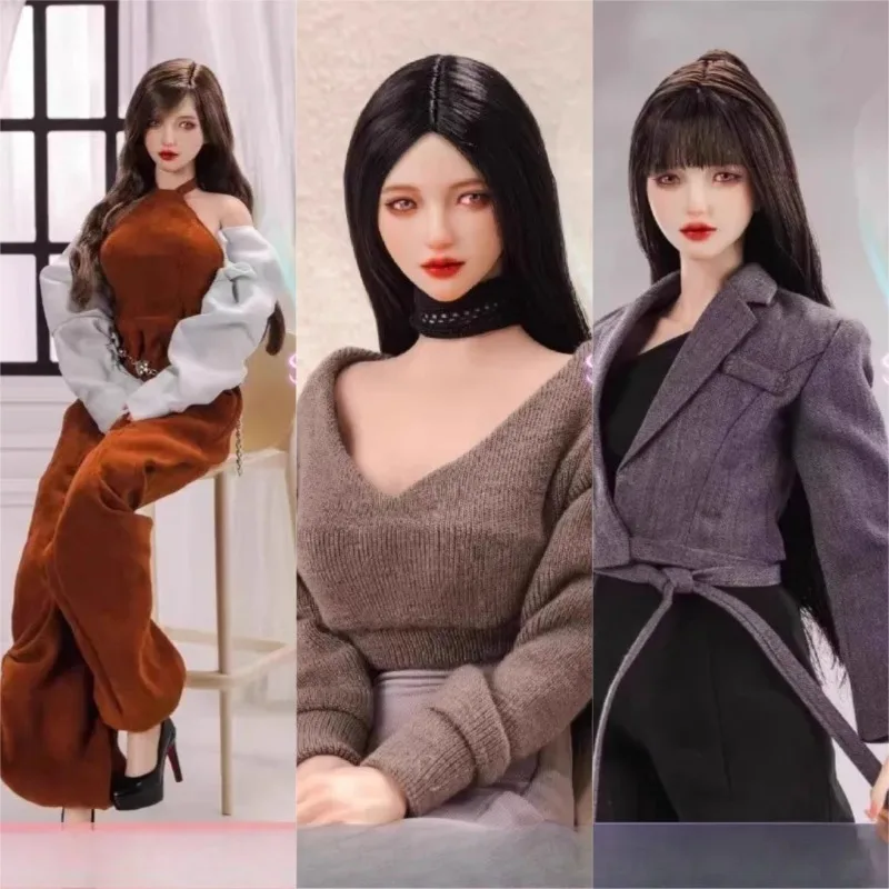 

【2025 Q4】i8toys I8-H006 1/6 Scale Movable Eyes Lovely Xiaoying Female Head Sculpt with Clothes Set Fit 12'' Toy Figures Body