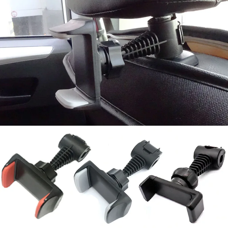 Car Back Seat Phone Holder 360 Degree Rotating Car/Truck Back Seat Headrest Phone Mount Holder For Smartphone GPS