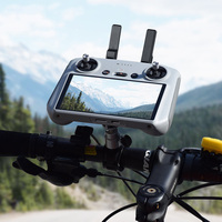 Bicycle Bracket Holder Adjustable Fix Clamp Aluminum Alloy Bike Handlebar Mount Holder for DJI RC 2 Remote Controller