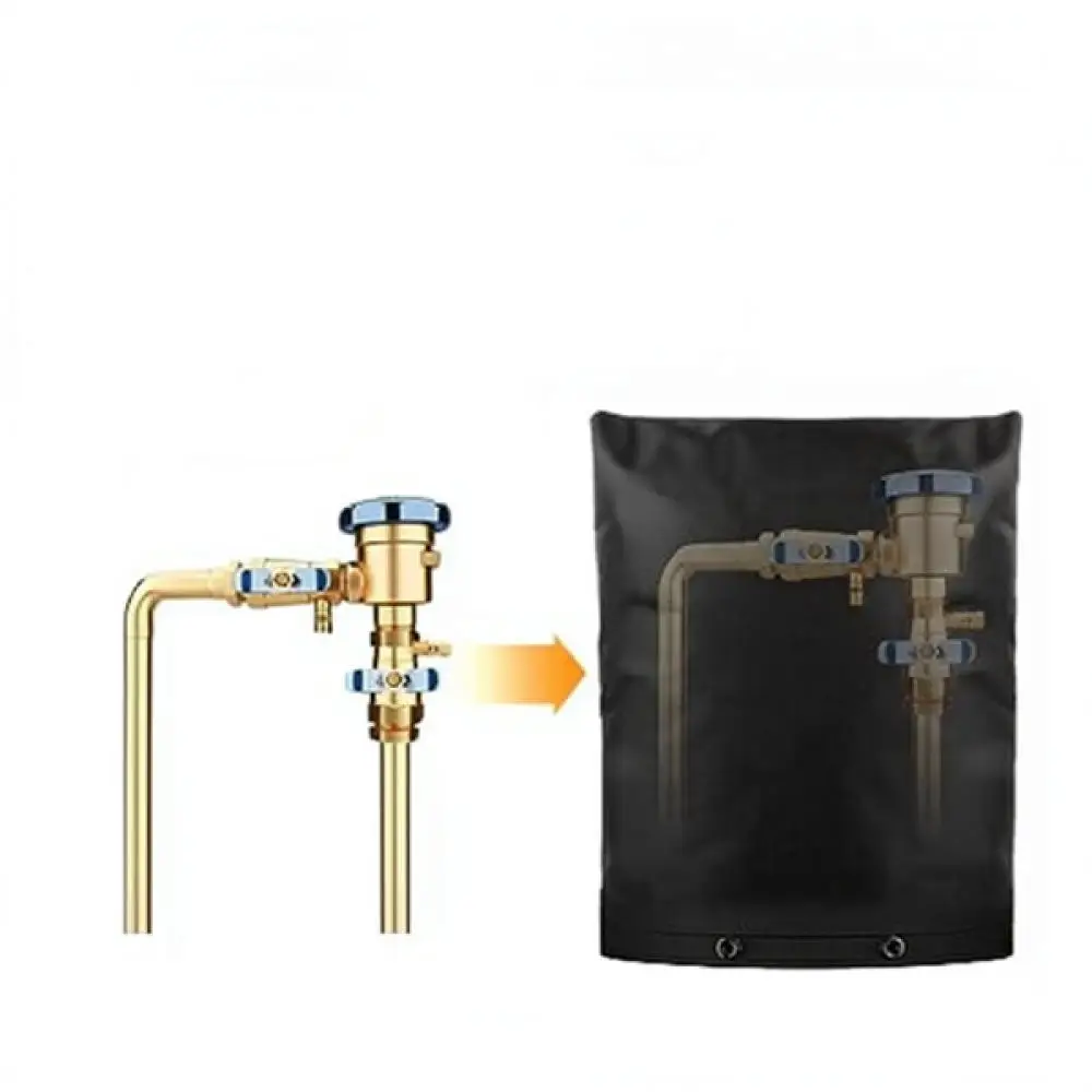 Winter Freeze Protection Cover Backflow Preventer Outdoor Sprinkler Valve Insulation Durable Nylon Weatherproof Protector