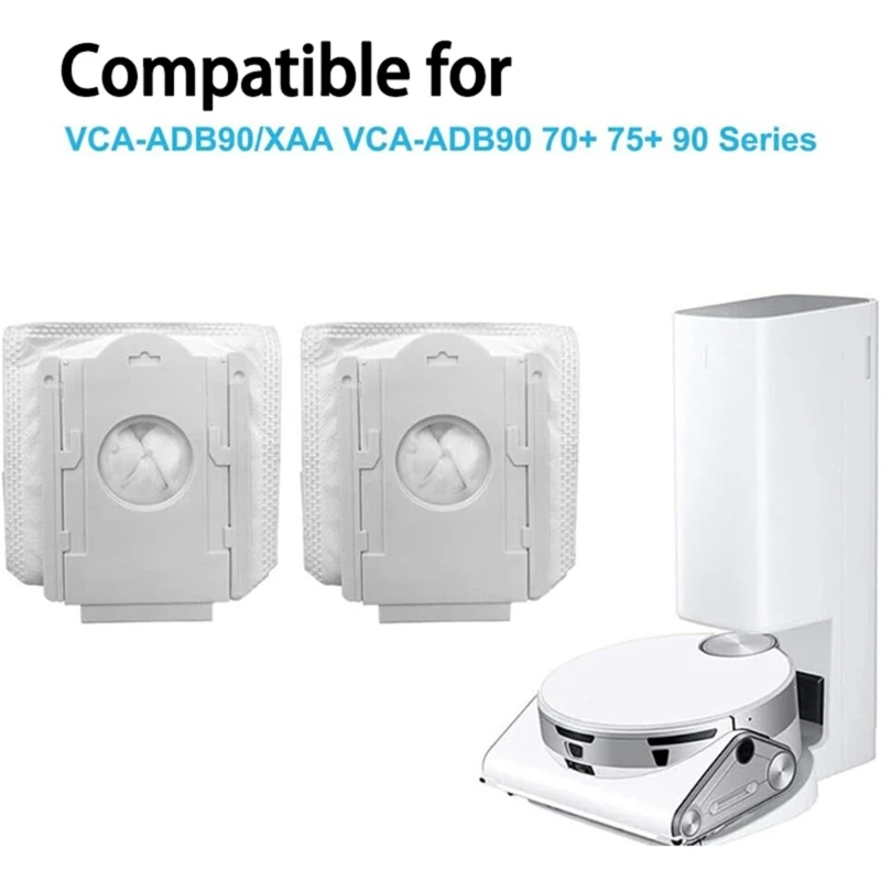 9 แพ็คอะไหล่ถุงเก็บฝุ่นฝุ่นสำหรับ VCA-ADB90/XAA เครื่องดูดฝุ่นความจุสูงถุงเก็บฝุ่นสูญญากาศเปลี่ยน