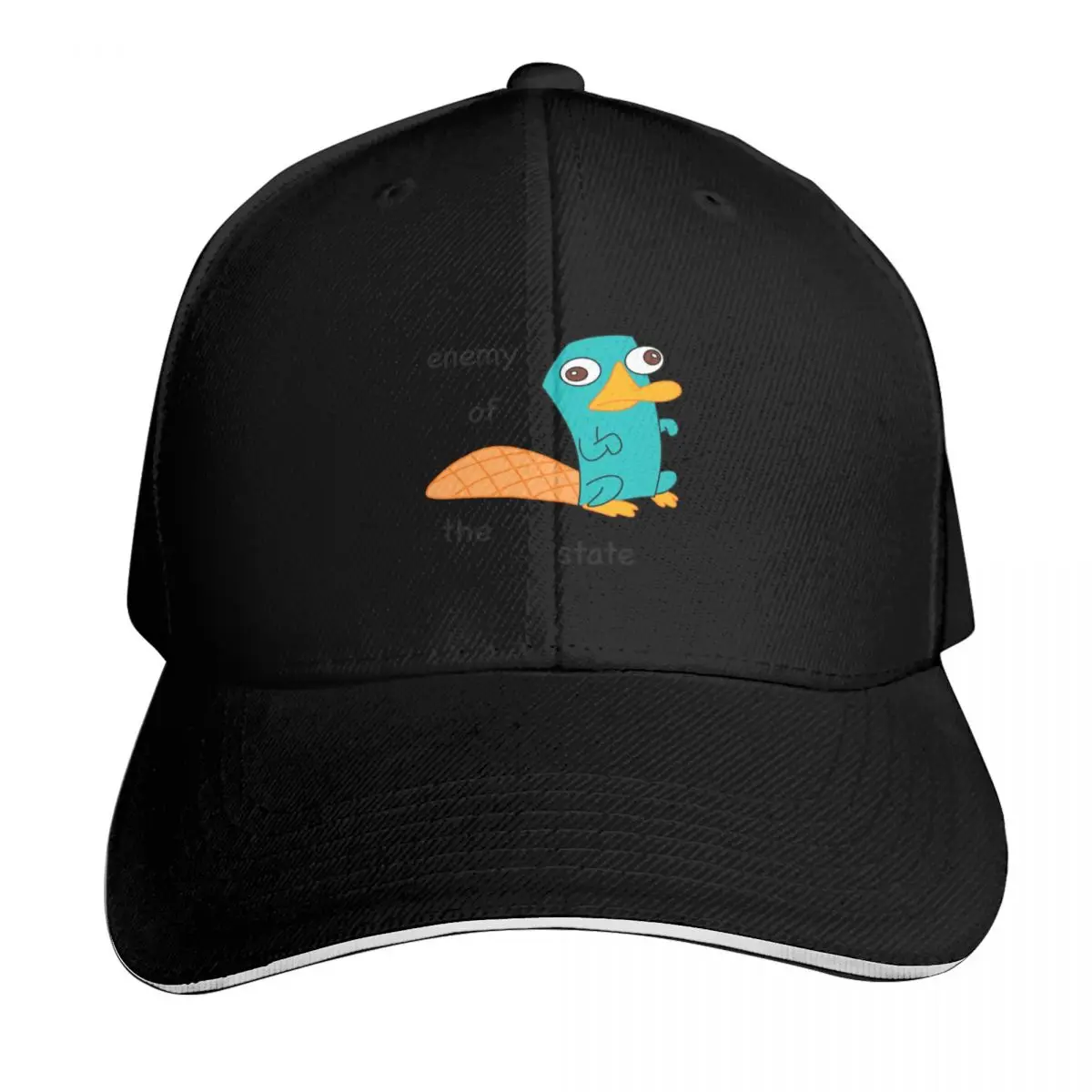 Perry the Platypus Enemy of the State Baseball Cap Vintage Retro Embroidered Lightweight Packable Gift for Him Her