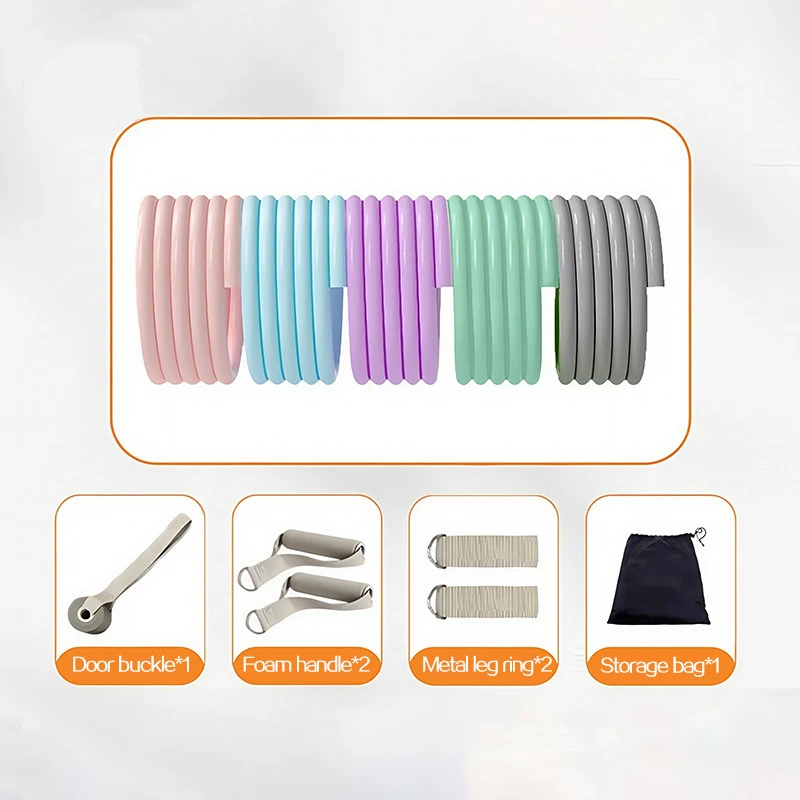 

Workout Fitness 11Pcs Resistance Bands Set Pilates Yoga Pull Rope Exercise Training Expander Gym Equipment for Home Bodybuilding