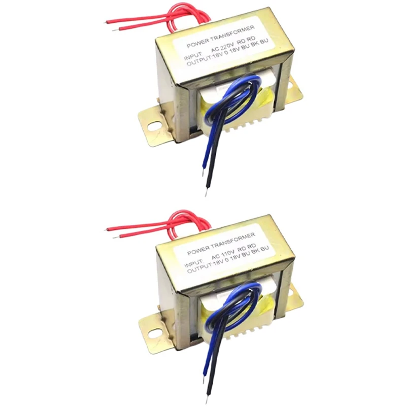 

B04B-Power Transformer Dual AC 18V 50W EI Transformer In Optional For Preamplifier 2.1 Amplifier Tone Board A