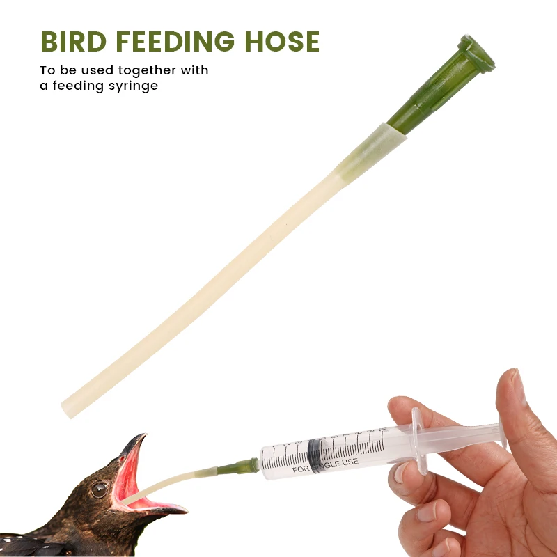 

5pcs Bird Feeding Dropper Hose Small Pet Feeder Water Plastic Elbow Syringe Breast Feeding Medicine Feeder Bird Feeding Supplies