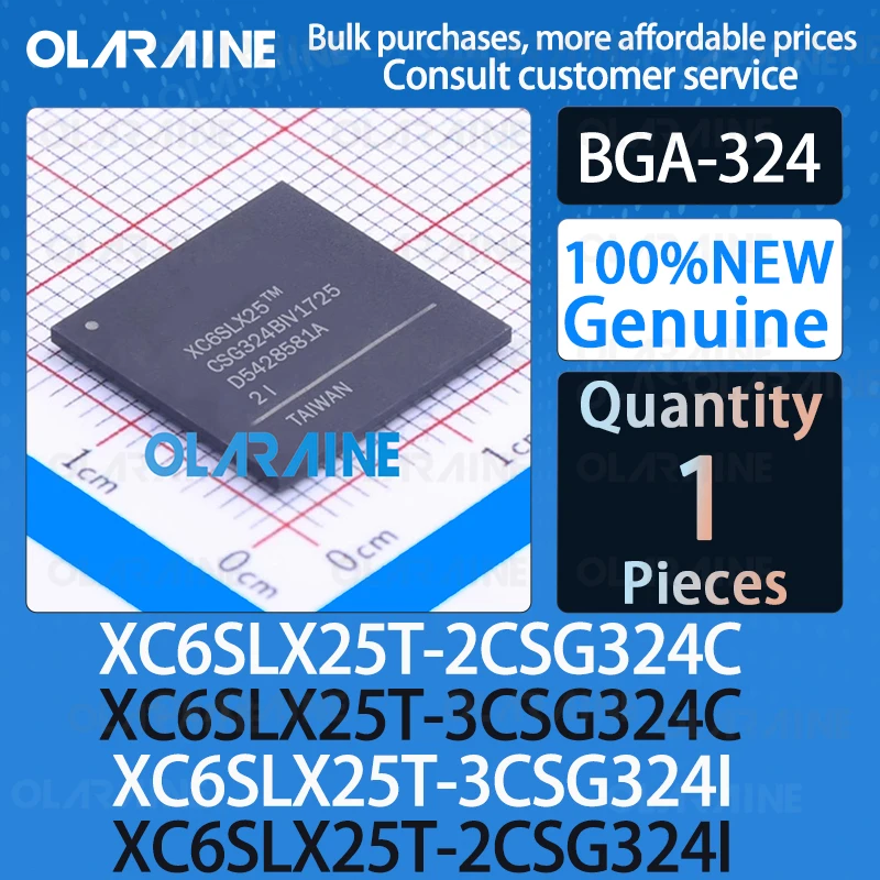 

XC6SLX25T-2CSG324C XC6SLX25T-3CSG324C XC6SLX25T-3CSG324I XC6SLX25T-2CSG324I BGA-324 FPGA Field Programmable Gate Array IC chip