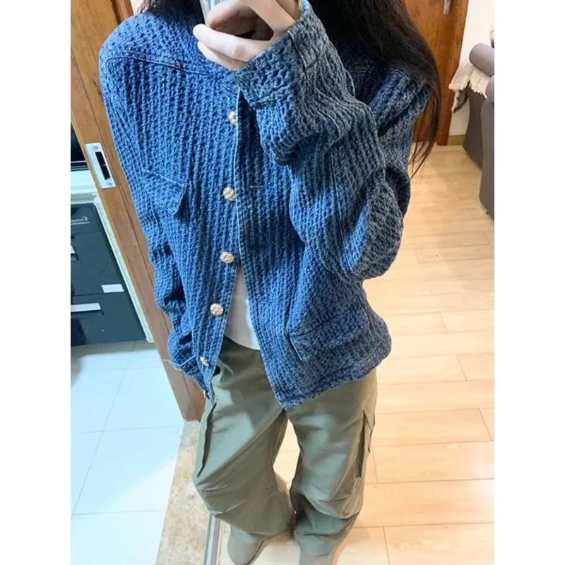 

Denim Short Jacket for Women Spring Autumn 2025 New Style Jacket Top Hot Style