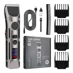 Resuxi New Professional Hair Trimmer Adjustable Electric Beard Hair Clipper For Men Rechargeable Electric Hair Cutting Machine