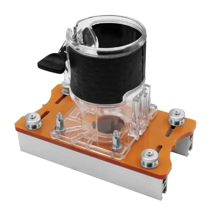 Woodworking Trimmer Router Transparent Plastic Base Power Tool Protective Shield Woodworking Router Table Accessories