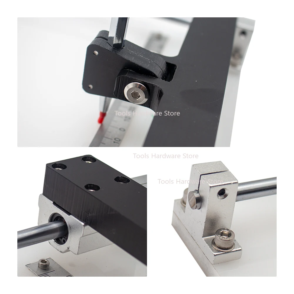 Ferramenta de corte de wafer de silicone de laboratório, trilho duplo, portátil, chip de silicone, camada fina, instrumento de corte de vidro, liga/cortador de diamante