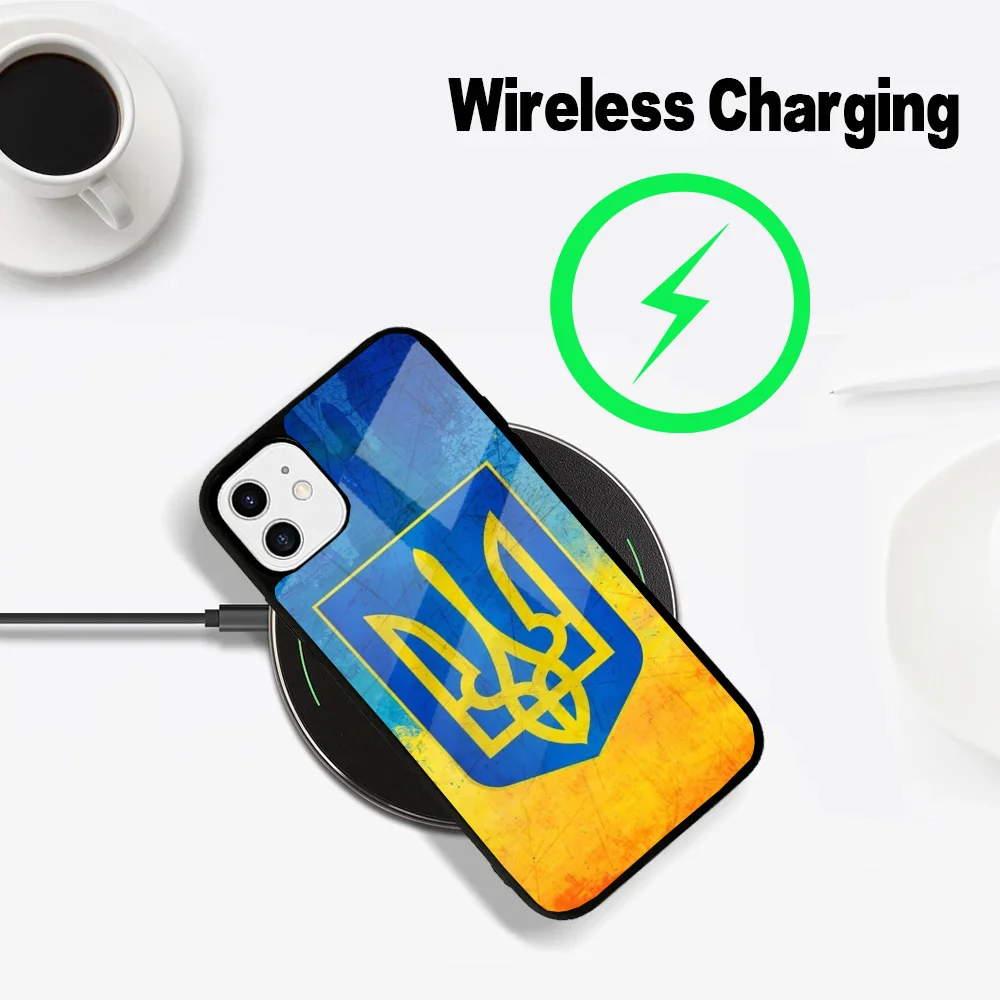 U-Ukraine Flag Phone Case For iPhone 16,15,14,13,12,11,Plus,Pro,Max Mini Magsafe Magnetic Wireless Charging