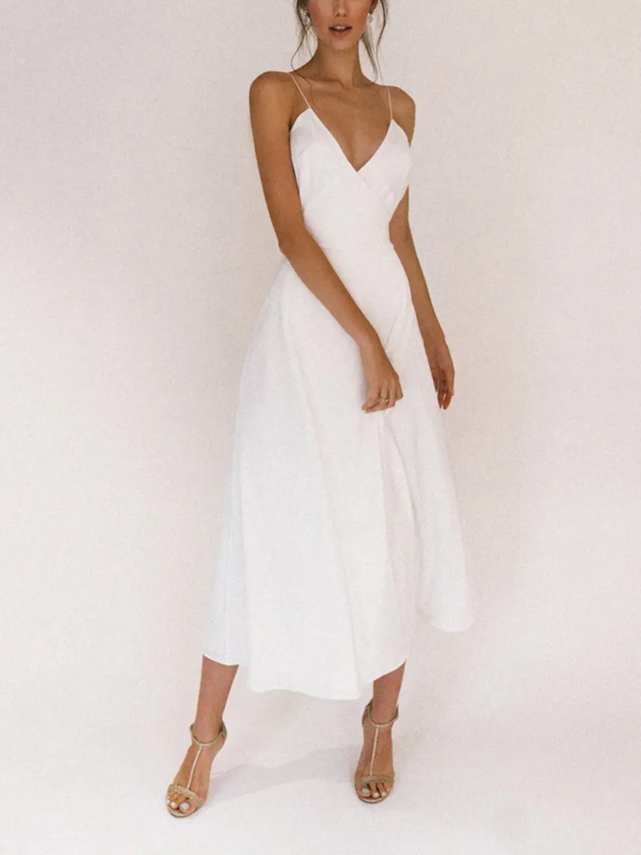 

Sexy Women's Sling Split Dr Long Evening Gown High Waist Nude Color Adult Ceremony Par Performance Cany Annual Meeting