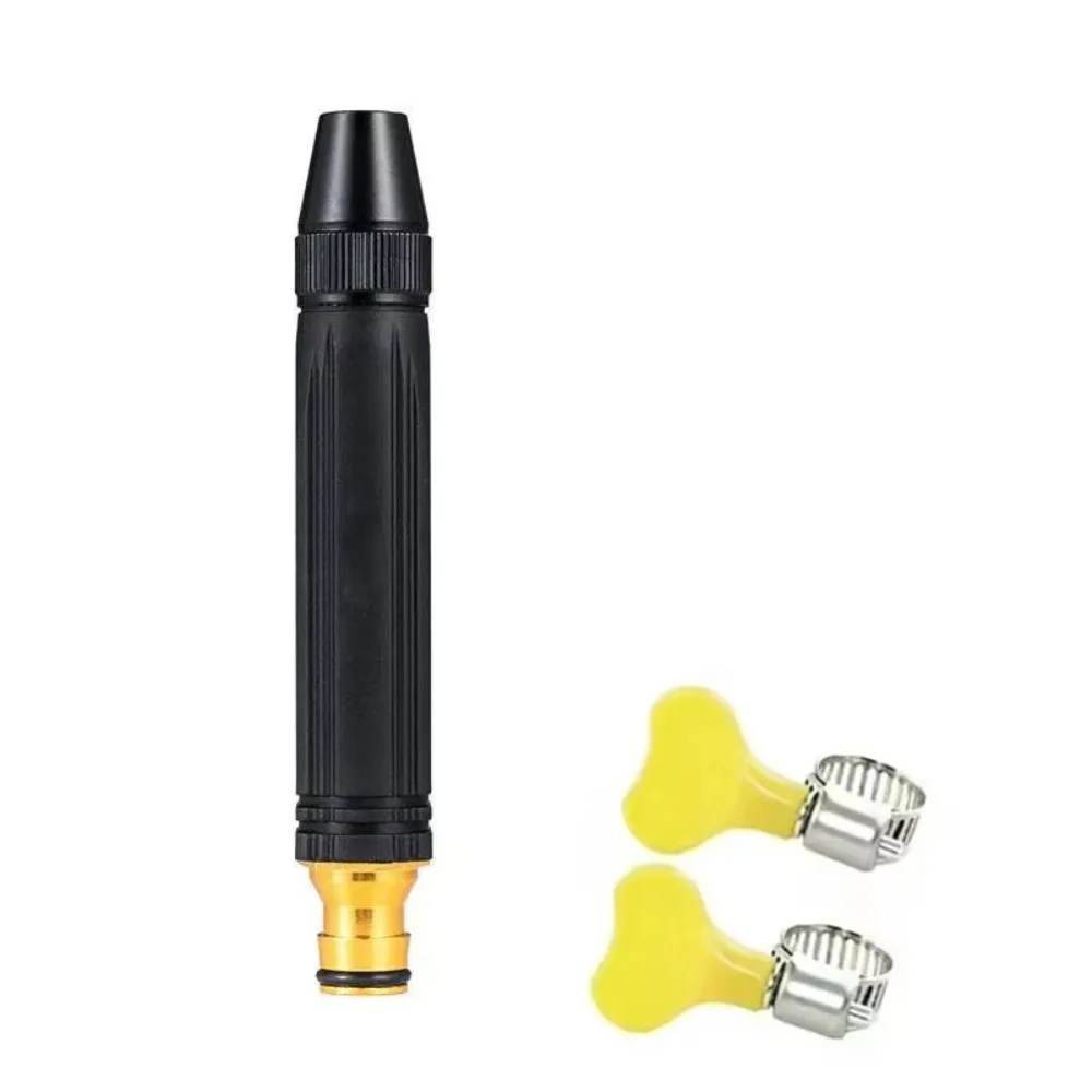 

Портативная насадка для мойки автомобиля, регулируемый шланг для полива сада с прямым распылением, легкая насадка для прямого распыления высокого давления