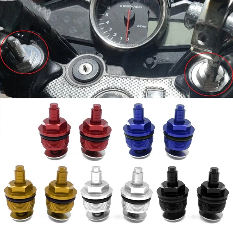 Motorcycle Shock Absorber Screw Decoration Front Fork Screw Cover For Suzuki GW250 DL250 GSX250R Replacement Accessories