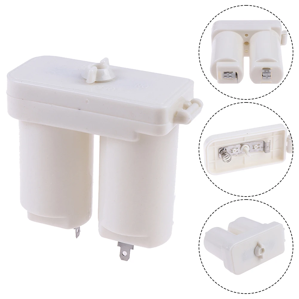 Common Gas Battery Box Plastic Battery Box Heater Maintenance 8x9cm Reliable Power Source Long-term Use No Burrs