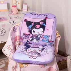 Cartoon Printed Seat Cushion Kuromi Kawaii Japanese Style Sitting Cushion Chair Bay Window Back Cushion Warm Winter Girl