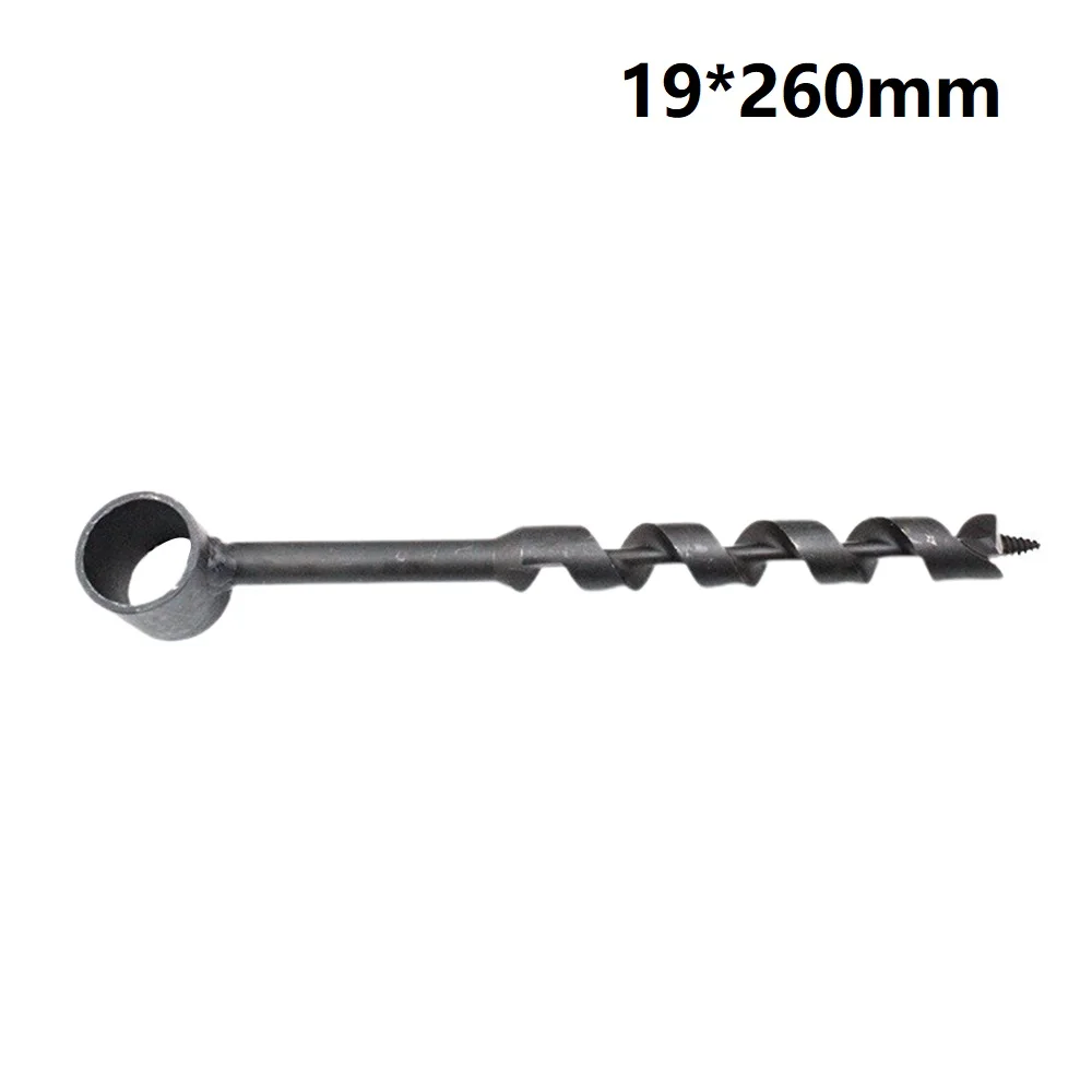 Perceuse à main en acier au carbone noir, foret de travail pour les colons Bushcraft, calcul compact, 19mm, 25mm, 38mm, 1PC
