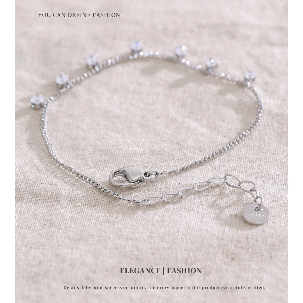 NiNice Original Bracelet Women's Stainless Steel Selected Jewelry Fashion New Style Simple Temperament Personality