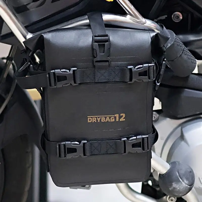 

Motorcycle Bumper Frame Bag Waterproof Motorbike Side Bag 4L Motor Saddle Pannier Storage Package Trunk Rack Tail Bag For Riding