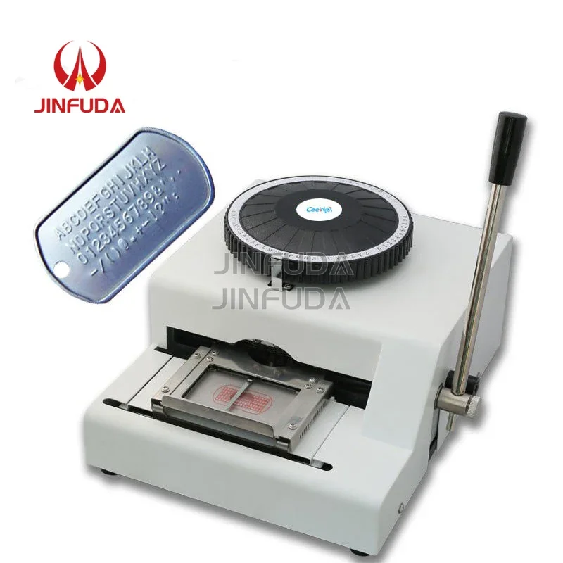 Manual Operation Metal Code Printer Metal Embosser Machine Embossing Machine For Cards