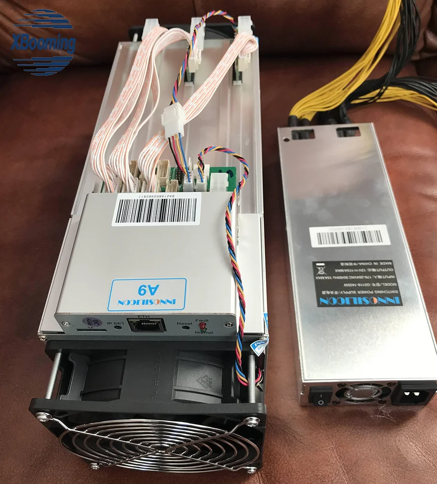 Innotilicon a9 zmaster 50ksol/s asic miner 620w homeマイニングzec