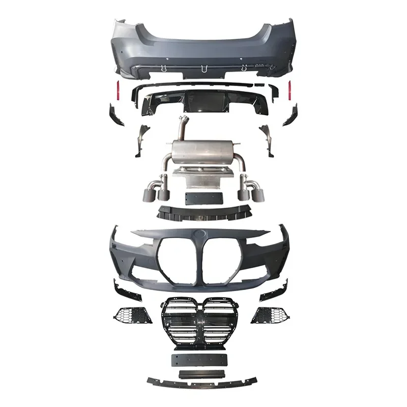 

For 3 Series G20 Upgrade G20 M3 Old To New Body Parts Front Bumper Headlight Body kit