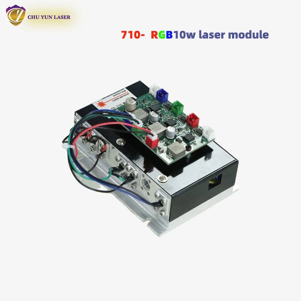 DC12V RGB10W Lasermodul Rot/Blau/Grün TTL oder analoge Laserlichtteile