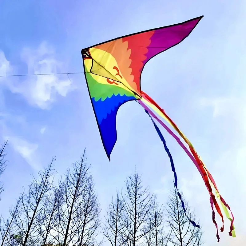 Zestaw Latawce Trawnikowa Latawiec Wiatr do Latać Dzieci Dorosły Duże Latawce Tylne Sznurek Krata Zabawa na Świeżym Powietrzu Sport Zabawki 1.45m