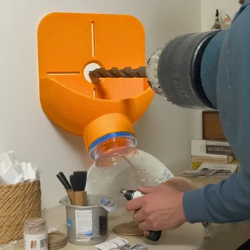 Drill Dust Collector Dust Collecting Bowl For Drill Holes Easy To Install Home Improvement Tools For Home Crafts Construction