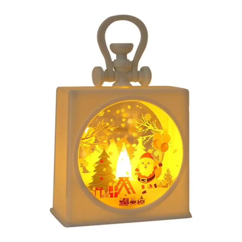 

Hangings Christmas Lantern Portable Camping Lights Outdoor Night Hanging lamp Led Light Ornament Battery-Powered Christmas Decor