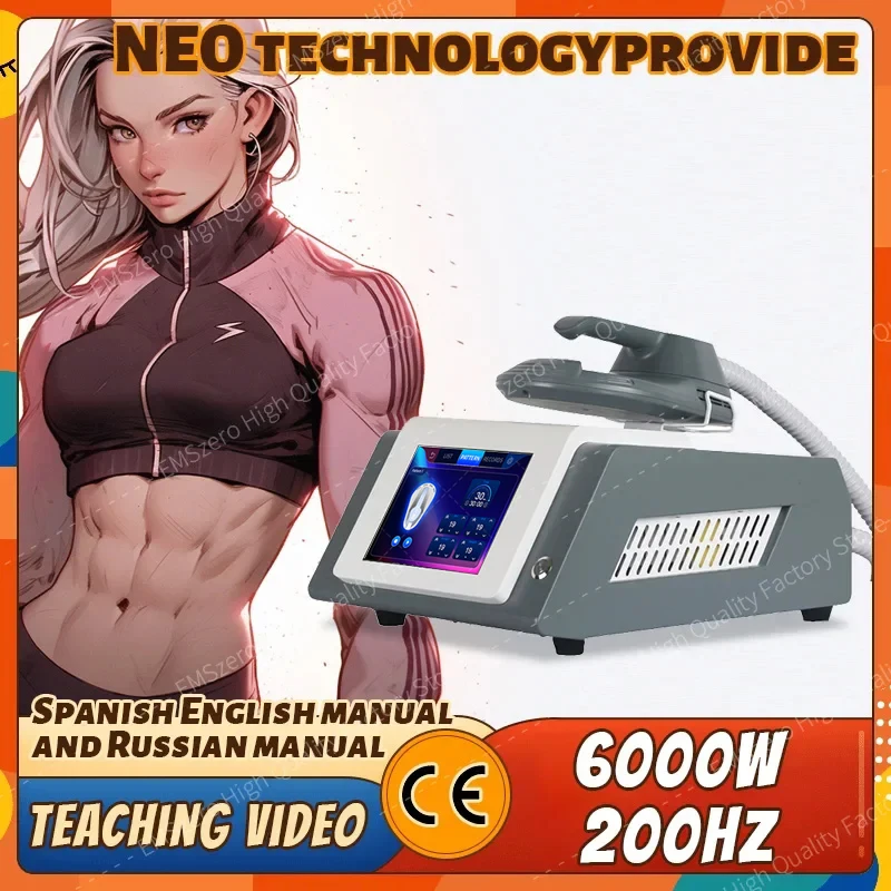 

2024 New Emszero Fat Burning Muscle Stimulating Machine Electromagnetic Body Sculpting Factory Outlet Home/Salon