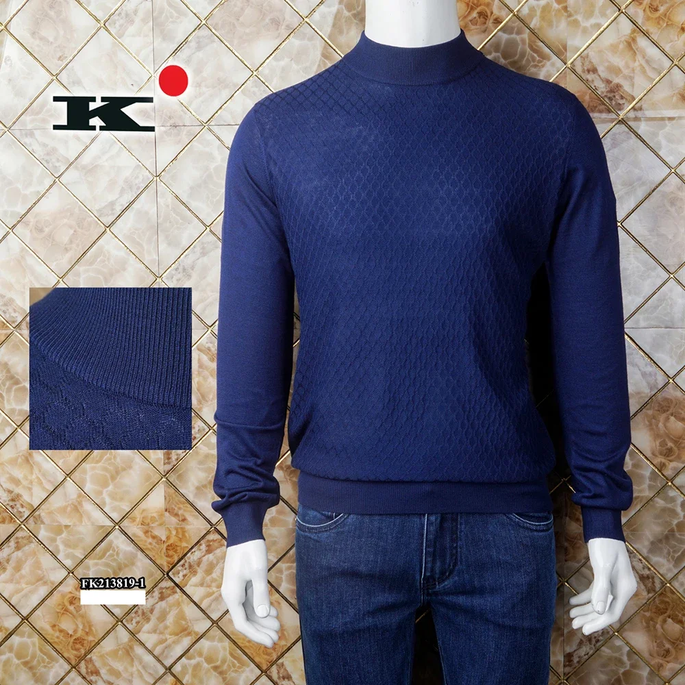 2024 DIKU Sweater Cashmere Men's 2024 New Warm Autumn Winter EmbroideryExcellent Quality Sweater