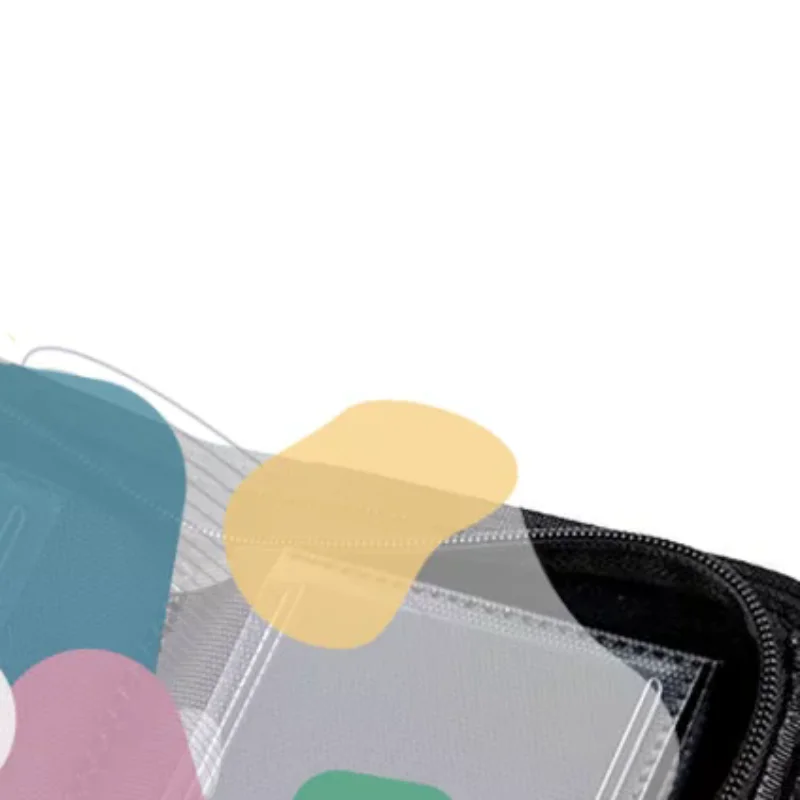 Card Binder Waterproof PU Leather with Zipper 40 Pockets for 3x4 TCG Sports Game Trading Cards