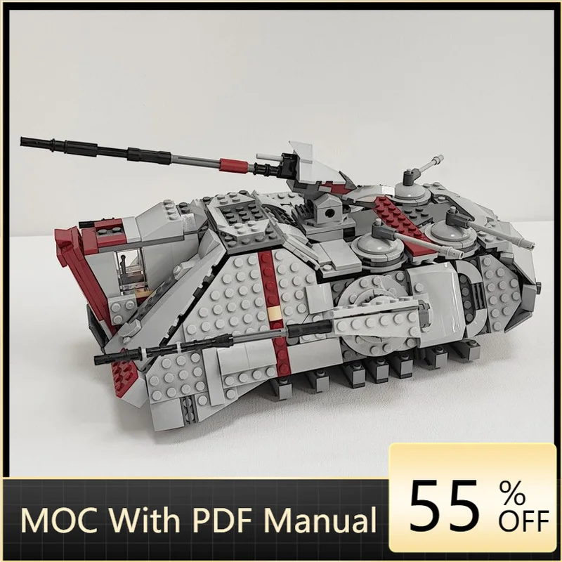 

721 Запчасти Star Fighting 75337 UT AT Альтернативная сборка Star Battle Модель Строительный блок Технология Творческая сборка DIY Игрушки Подарки