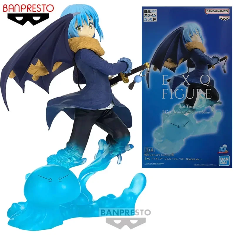 Bandai Original EXQ That Time I Got Reincarnated as a Slime Anime Figure RIMURU TEMPEST Special Ver Figure Toys For Kids Gifts