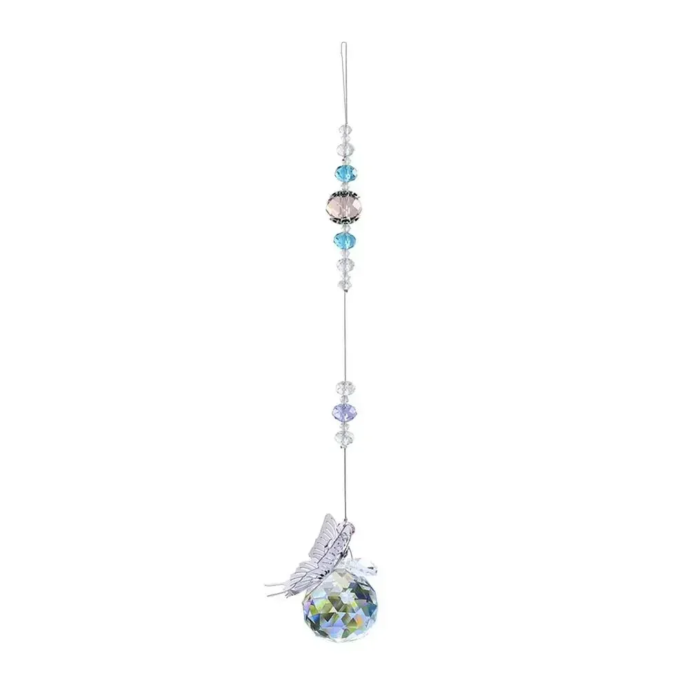 Hanging Window Crystal Prisms Suncatcher Hanging Pendant Outdoor Ornament Indoor Home Decor Rainbow Maker Sun Catchers