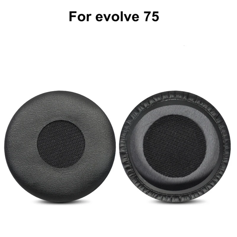 CPDD Lightweight Earpad Cushion Cover Earphone Holster Replacement 2PCS Breathable for Jabra evolve 20se 30II 40 65+ 75