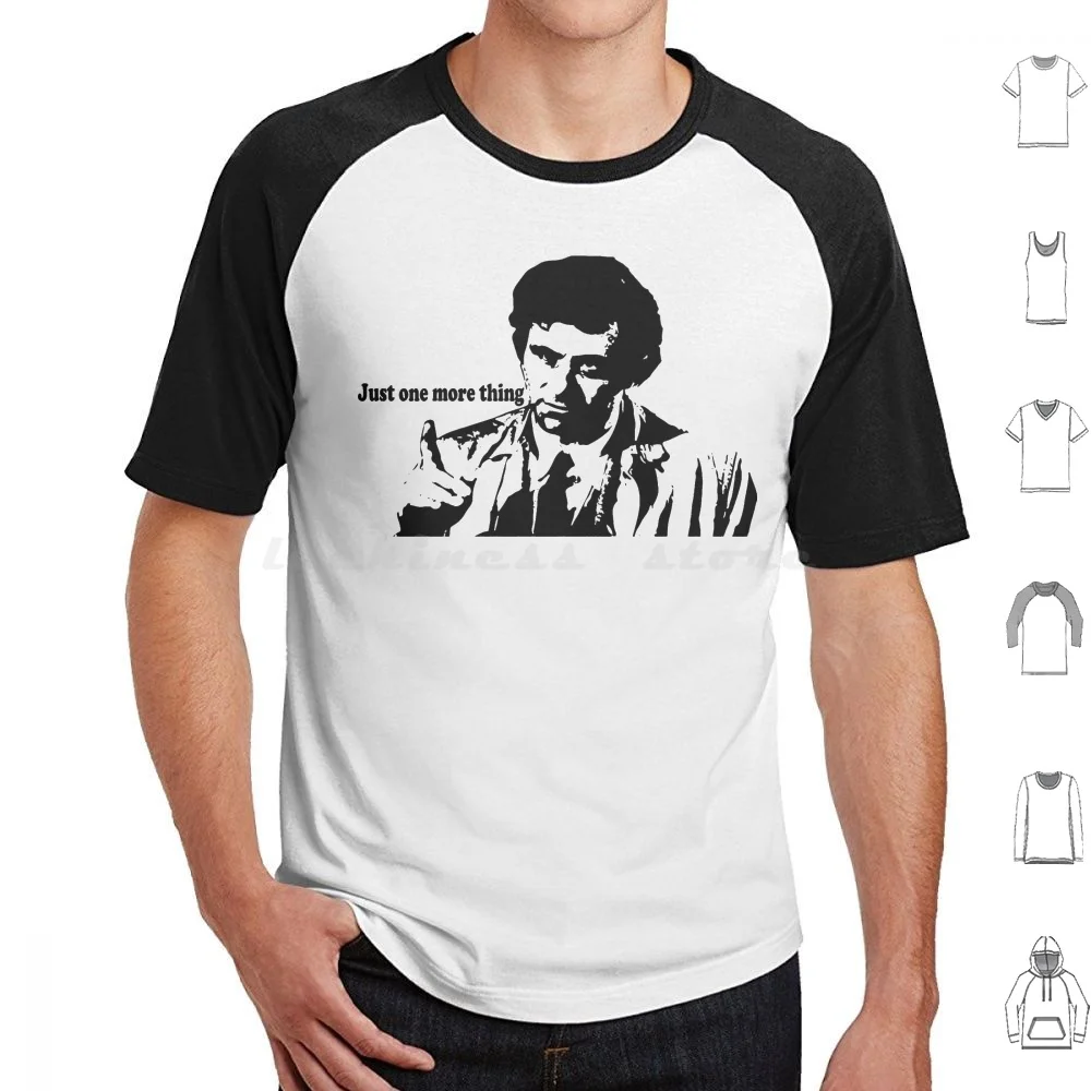 Detective Columbo ( Just One More Thing ) T Shirt Cotton Men Women DIY Print Columbo Just One More Thing Columbo Catch Phrase