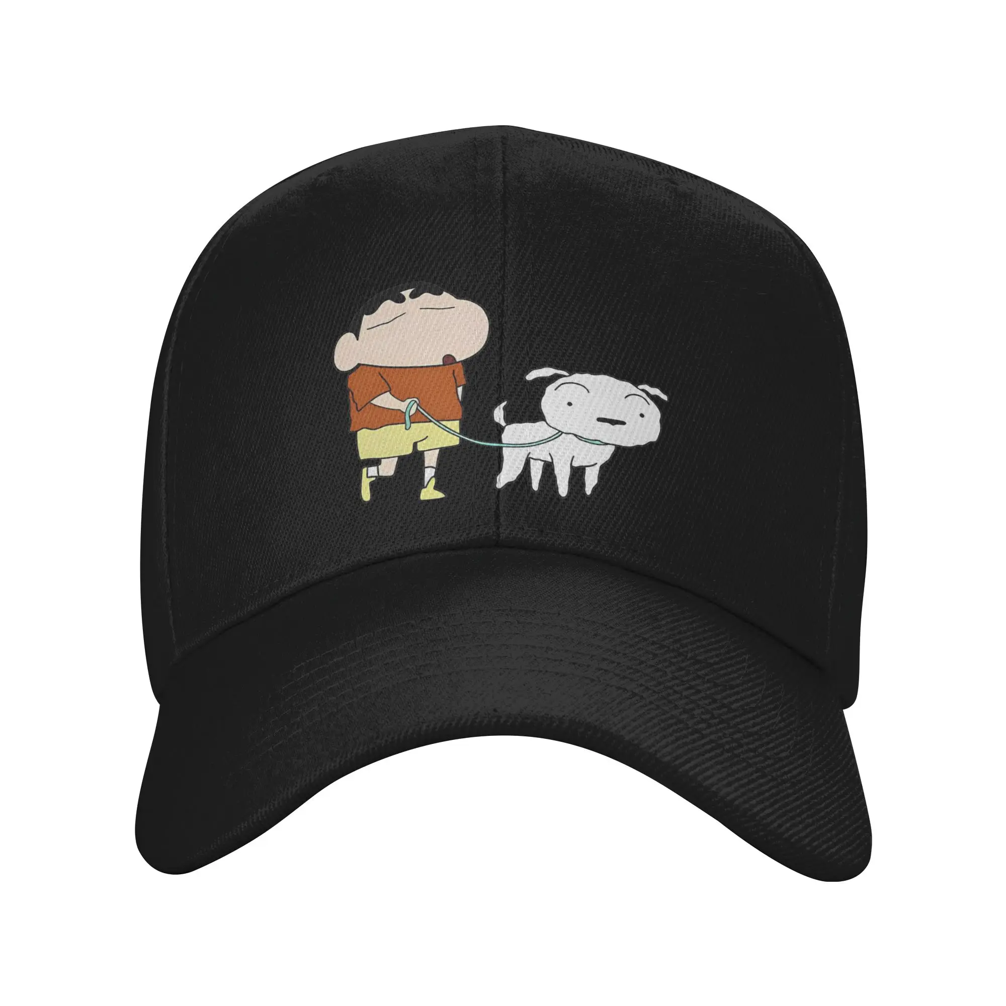 Crayon Shin-chan Shiro  Anime Baseball Cap Adult Retro Trucker Hat  Hat Breathable Snapback Caps Fishing Hat